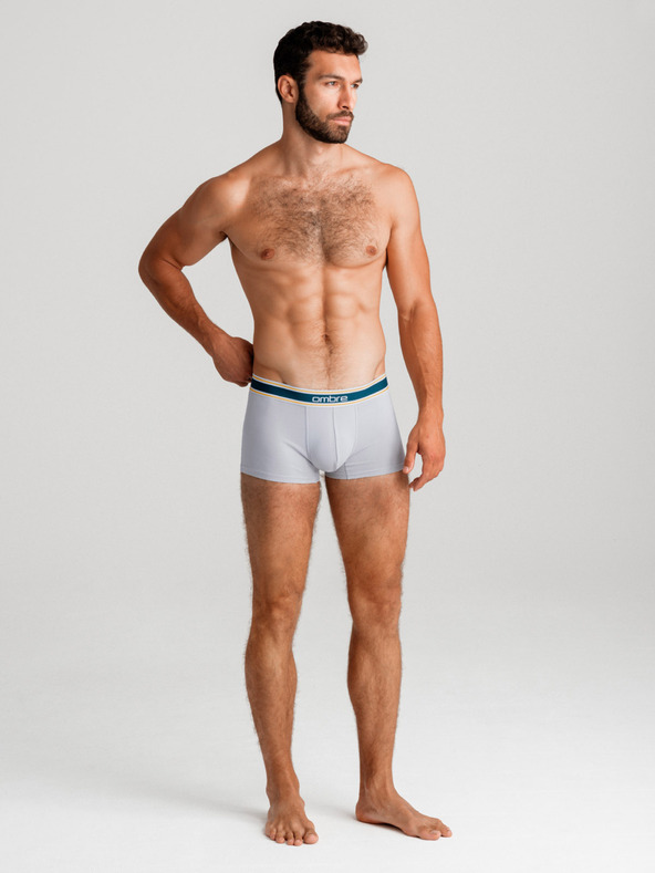 Ombre Clothing Klasszikus férfi boxeralsó dekoratív elasztikus derékszíjjal Ombre Clothing