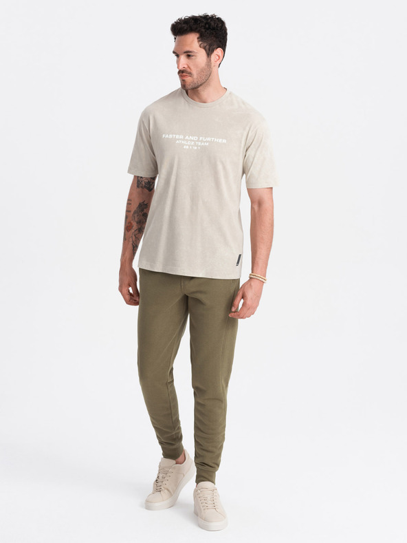 Ombre Clothing Férfi pamut melegítőnadrág BASIC Ombre Clothing