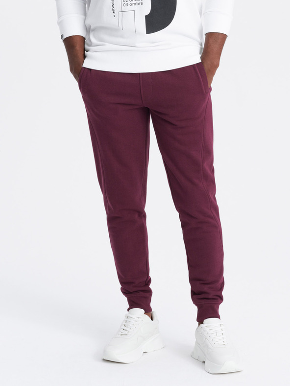 Ombre Clothing Férfi pamut melegítőnadrág BASIC joggers Ombre Clothing