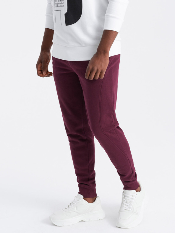 Ombre Clothing Férfi pamut melegítőnadrág BASIC joggers Ombre Clothing