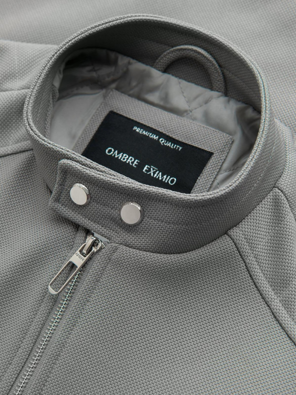 Ombre Clothing Férfi kabát zsebekkel és gallérral Ombre Clothing