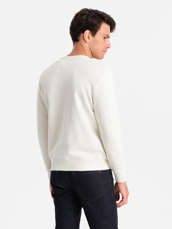 Ombre Clothing Férfi vízálló kapucnis pulóver Ombre Clothing V2 OM-SSNZ-0136 OM-SSNZ-0136