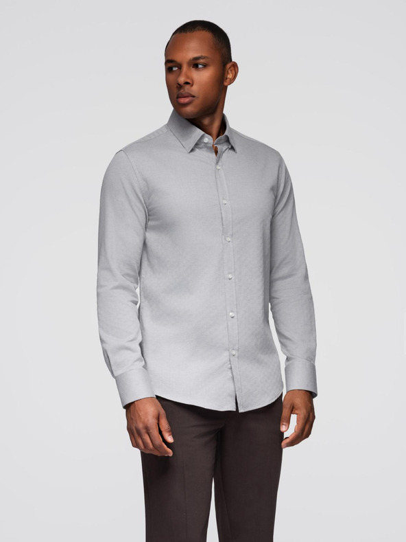 Ombre Clothing Férfi Ombre Clothing SLIM FIT póló V2 OM-SHCS-0175 OM-SHCS-0175