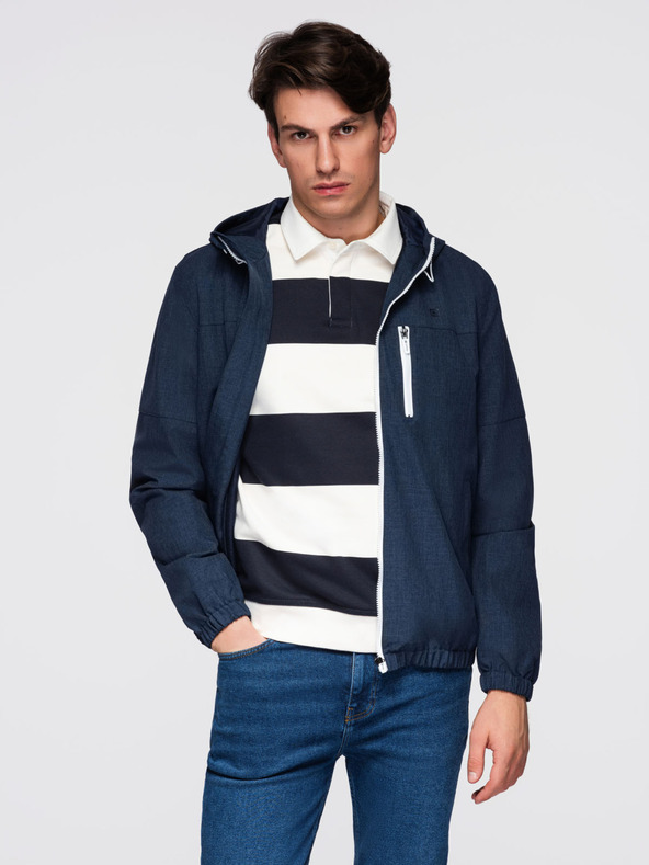 Ombre Clothing Férfi könnyű, gyapjúval bélelt sportdzseki Ombre Ruházat