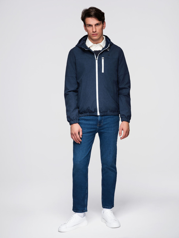 Ombre Clothing Férfi könnyű, gyapjúval bélelt sportdzseki Ombre Ruházat