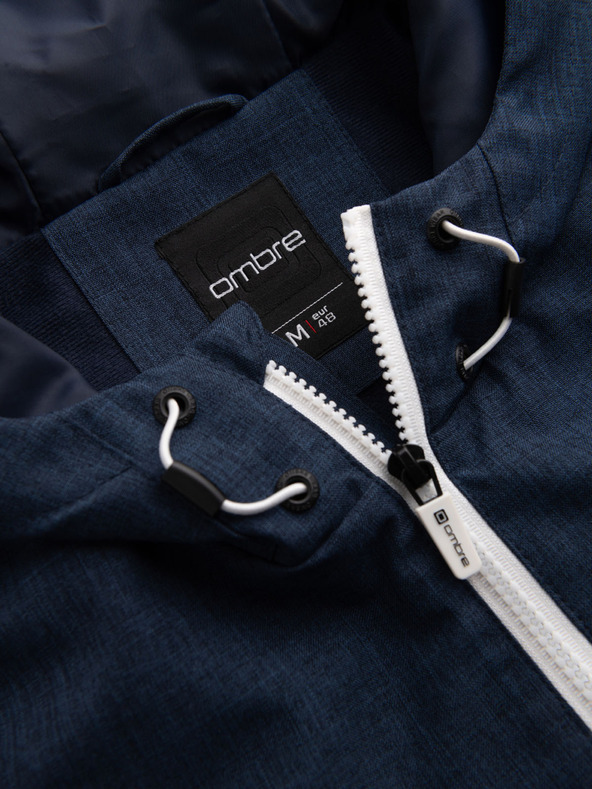 Ombre Clothing Férfi könnyű, gyapjúval bélelt sportdzseki Ombre Ruházat