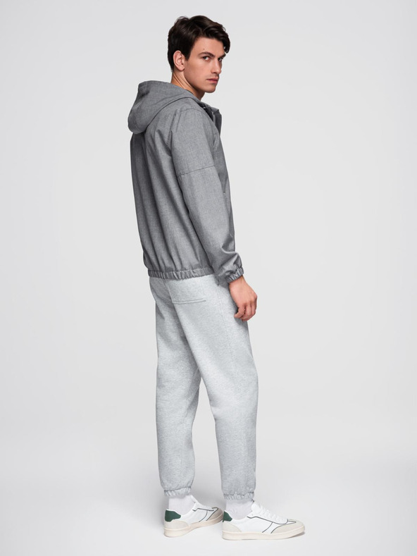 Ombre Clothing Férfi könnyű, gyapjúval bélelt sportdzseki Ombre Ruházat