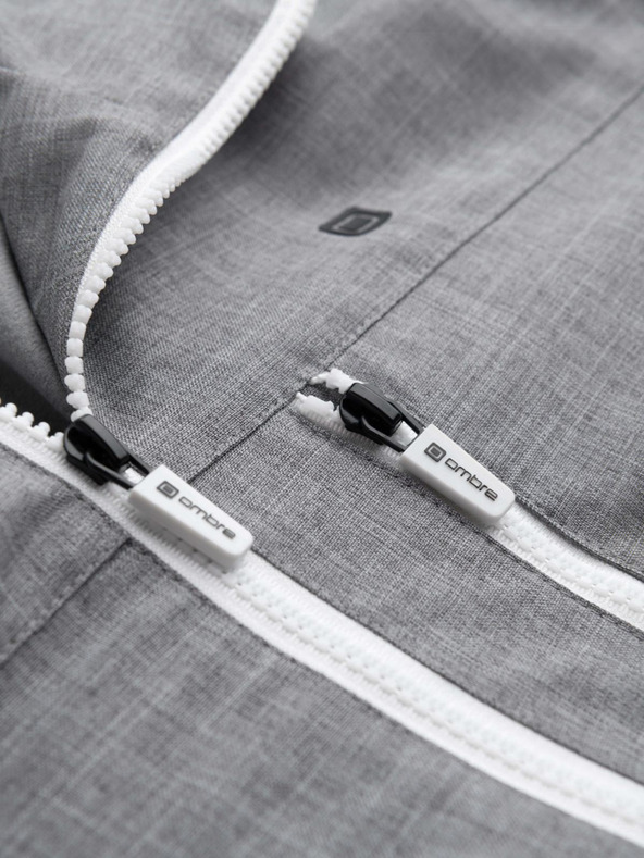 Ombre Clothing Férfi könnyű, gyapjúval bélelt sportdzseki Ombre Ruházat