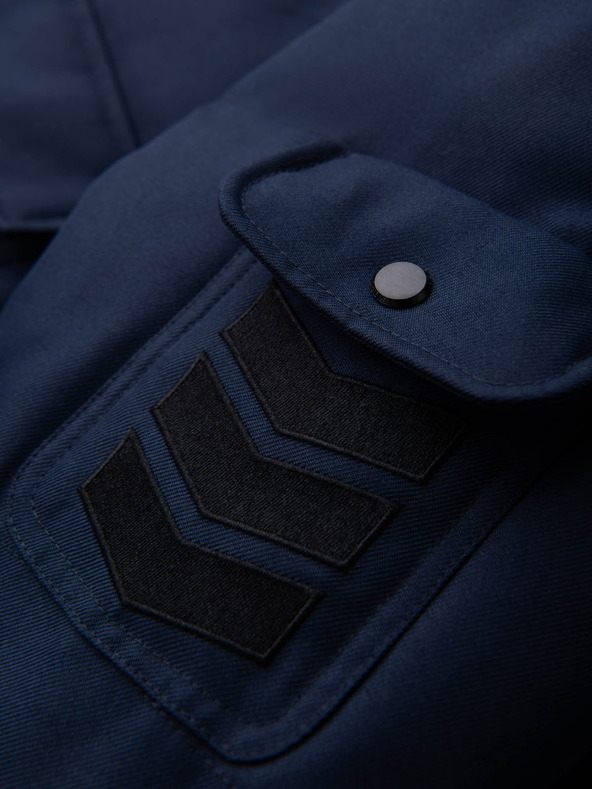 Ombre Clothing Férfi hosszú parka kabát kapucnival Ombre Clothing