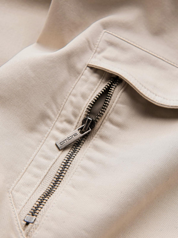 Ombre Clothing Férfi kötött melegítőnadrág cargo zsebekkel krémszínű Ombre ruházat