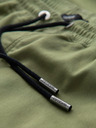 Ombre Clothing Férfi kötött melegítőnadrág zsebekkel olívazöld Ombre Clothing Ombre Clothing