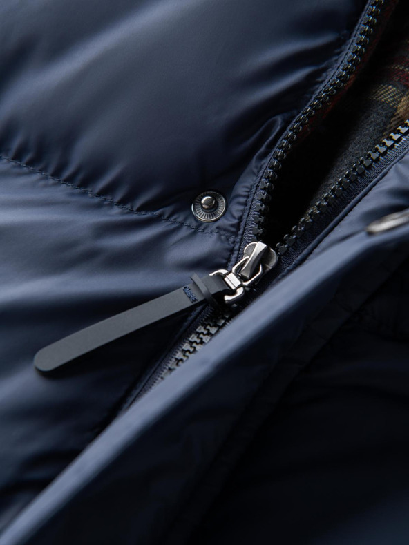 Ombre Clothing Férfi kockás bélelt kabát Ombre Clothing