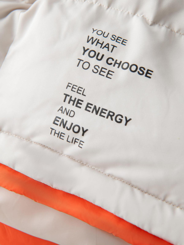 Ombre Clothing Ombre Clothing férfi sportos meleg kabát dupla kapucnival