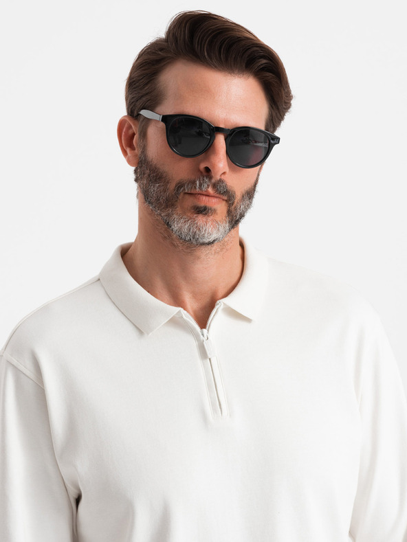 Ombre Clothing Férfi hosszú ujjú póló póló Ombre ruházat