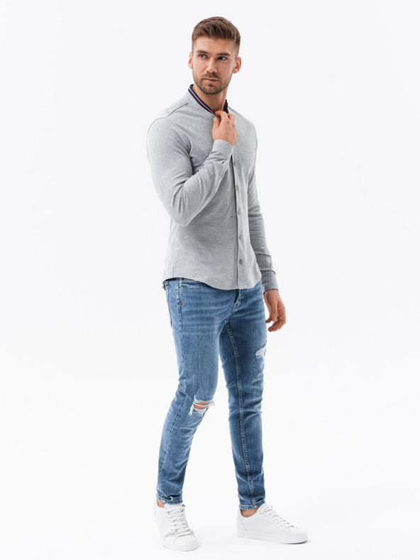 Ombre Clothing Férfi karcsú ing Ombre ruházat