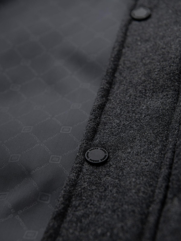 Ombre Clothing Férfi könnyű dzseki hálós béléssel és kapucnival Ombre Clothing