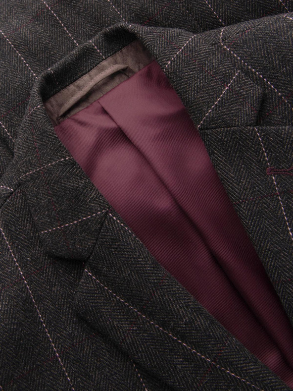 Ombre Clothing Elegáns férfi strukturált kötött dzseki Ombre Clothing