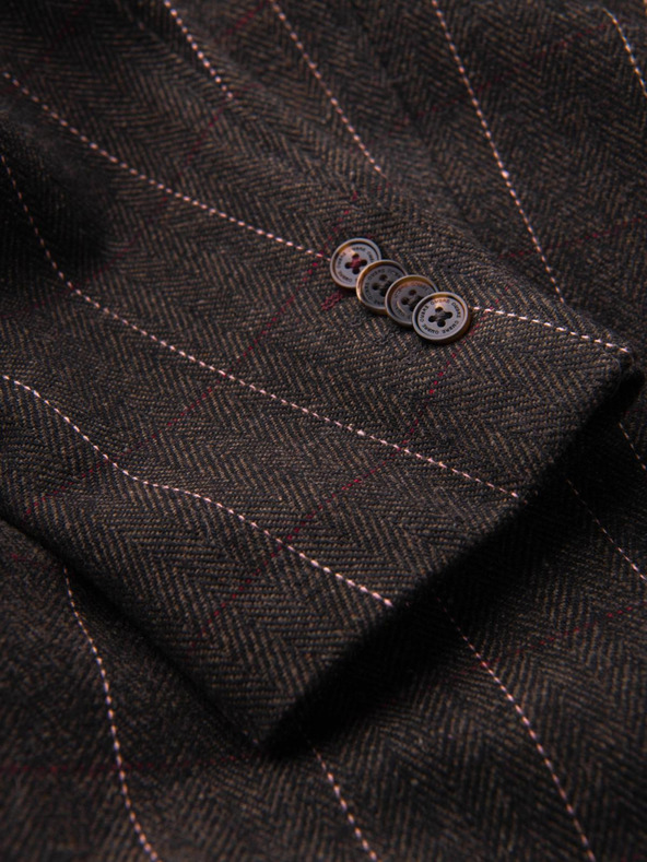 Ombre Clothing Elegáns férfi strukturált kötött dzseki Ombre Clothing