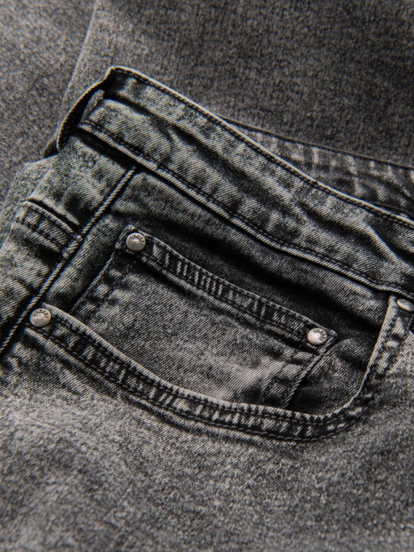 Ombre Clothing Férfi farmer nadrág egyenes szárú - fekete V1 OM-PADP-0133 Ombre Clothing