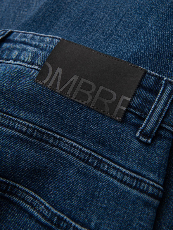 Ombre Clothing Férfi farmer nadrág egyenes szárú - fekete V1 OM-PADP-0133 Ombre Clothing