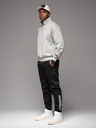 Ombre Clothing Férfi farmer tréningnadrág szegéllyel - fekete V2 OM-PADJ-0156 Ombre Ruházat
