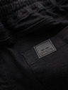 Ombre Clothing Férfi farmer tréningnadrág szegéllyel - fekete V2 OM-PADJ-0156 Ombre Ruházat