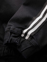 Ombre Clothing Férfi farmer tréningnadrág szegéllyel - fekete V2 OM-PADJ-0156 Ombre Ruházat