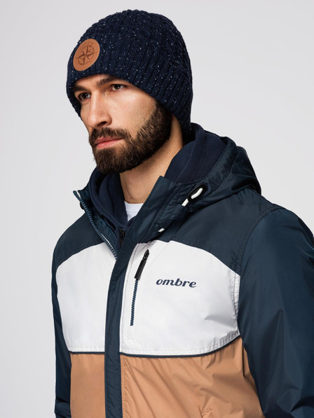 Ombre Clothing Férfi könnyű, színes sportdzseki gyapjúval barna Ombre Clothing Ombre Clothing