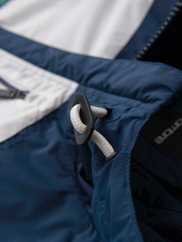 Ombre Clothing Férfi könnyű színes fleece sportdzseki zöld Ombre Ruházat Ombre Clothing