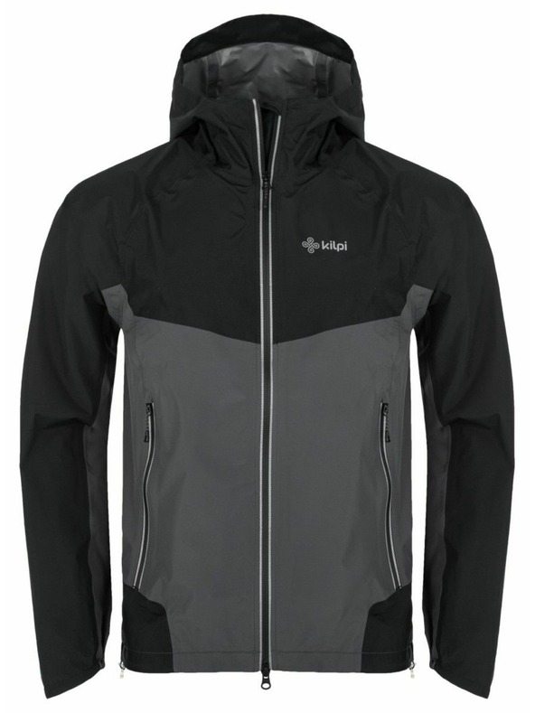 Kilpi Fekete és szürke férfi Kilpi Hurricane-M sportdzseki