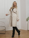 Edoti Bézs női kabát övvel Edoti