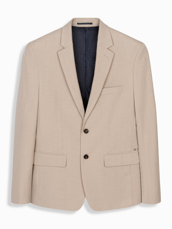 Ombre Clothing Elegáns férfi bézs színű gyapjú keverék blézer az Ombre Clothing-tól