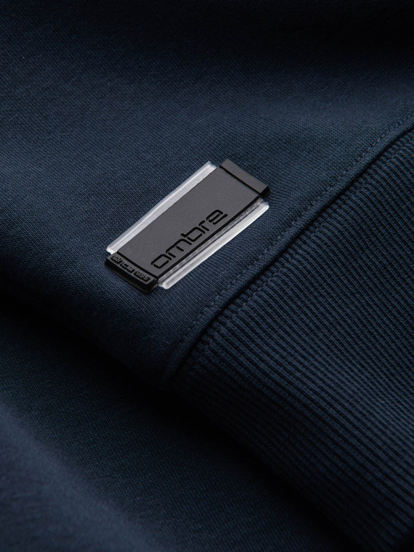 Ombre Clothing Férfi pamut BASIC pulóver Ombre Clothing