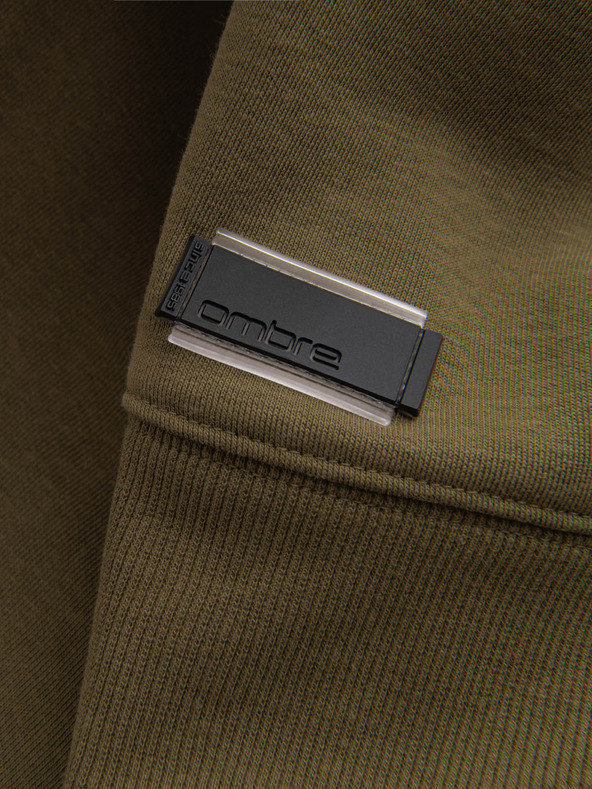 Ombre Clothing Férfi pamut BASIC pulóver Ombre Clothing