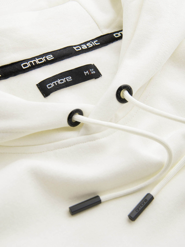 Ombre Clothing Férfi pamut kapucnis pulóver BASIC Ombre Clothing