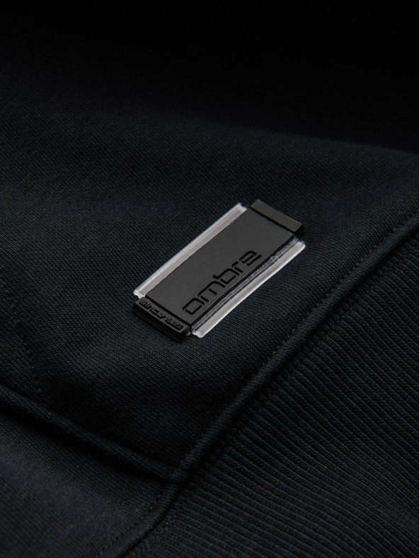 Ombre Clothing Férfi pamut kapucnis pulóver BASIC Ombre Clothing