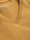 Ombre Clothing Férfi klasszikus pamut BASIC nyakpóló - mustár V8 OM-TSBS-0145 Ombre Clothing Ombre Clothing