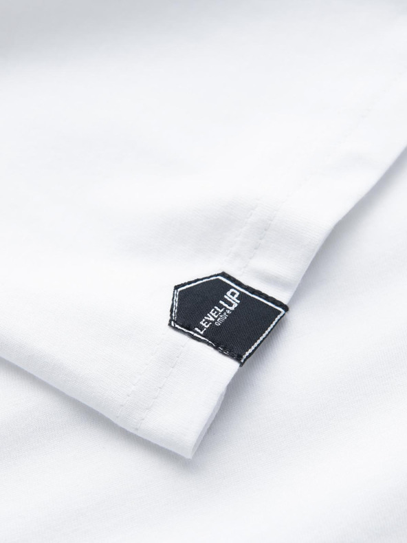 Ombre Clothing Férfi nyomtatott hosszú ujjú póló - fekete V1 OM-LSPT-0119 Ombre Ruházat