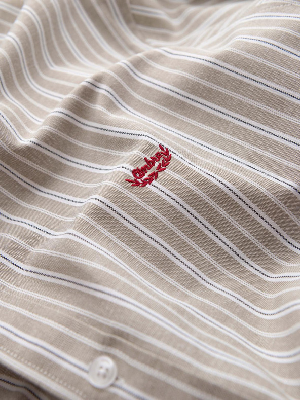 Ombre Clothing Férfi pamut ing REGULAR FIT finom csíkokkal Ombre Clothing