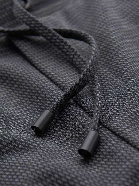 Ombre Clothing Férfi strukturált kötött short rugalmas derékkal Ombre Clothing