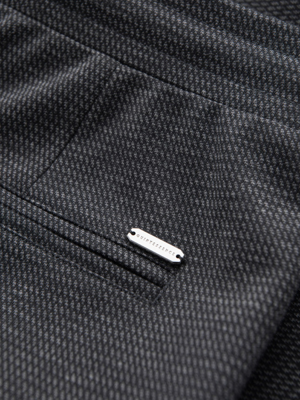 Ombre Clothing Férfi strukturált kötött short rugalmas derékkal Ombre Clothing