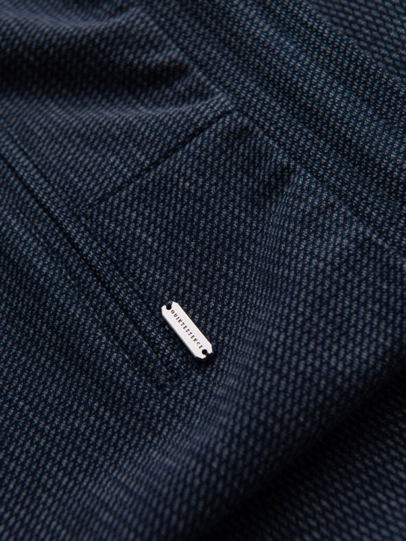 Ombre Clothing Férfi strukturált kötött short rugalmas derékkal Ombre Clothing