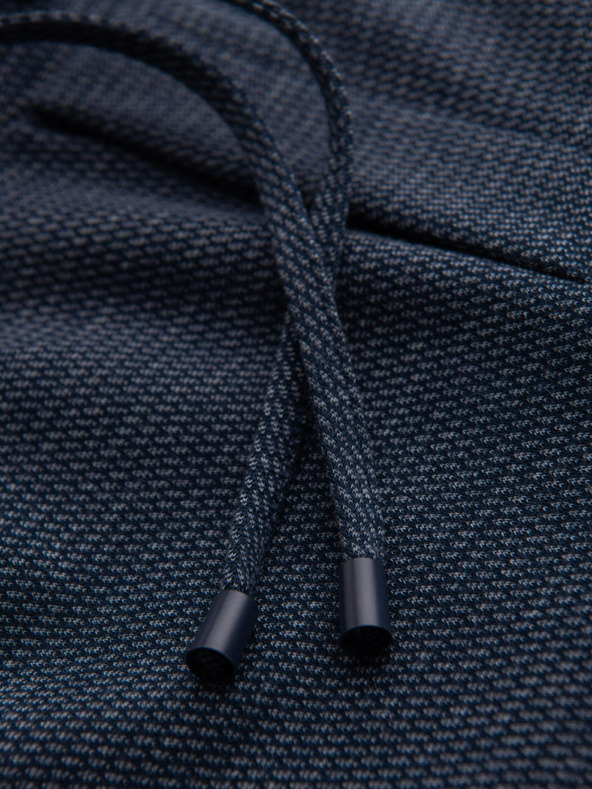 Ombre Clothing Férfi strukturált kötött short rugalmas derékkal Ombre Clothing