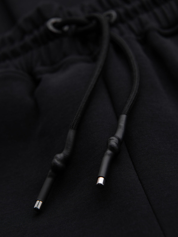 Ombre Clothing Férfi melegítőnadrág bordázott mandzsettával és díszítő cipzárral Ombre Clothing