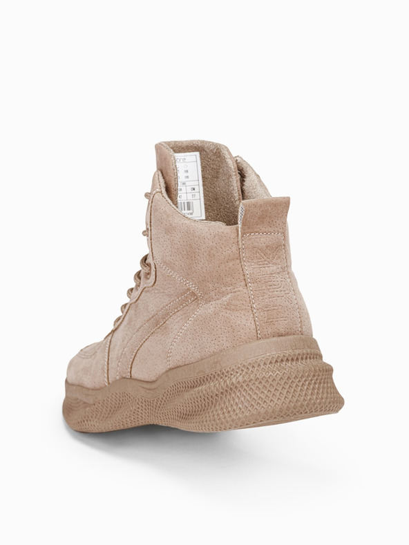 Ombre Clothing Bézs férfi téli csizma T380