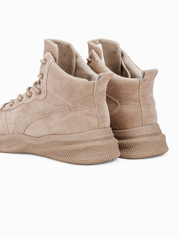 Ombre Clothing Bézs férfi téli csizma T380