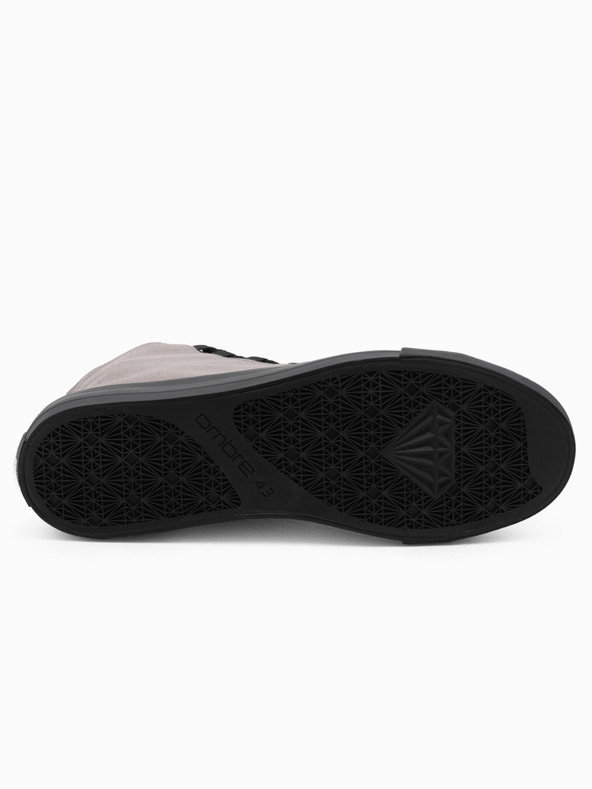 Ombre Clothing Fekete és szürke férfi tornacipő cipő Ombre Clothing T378