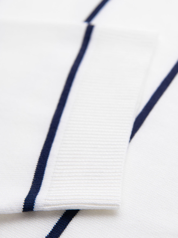 Ombre Clothing Férfi viszkóz póló vízszintes csíkokkal Ombre Clothing