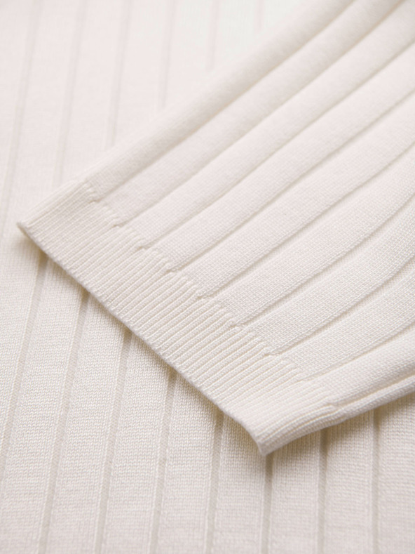 Ombre Clothing Férfi slim fit viszkóz póló függőleges csíkokkal Ombre Clothing