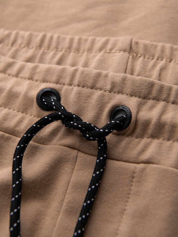 Ombre Clothing Férfi kapucnis pulóver + melegítőnadrág - barna